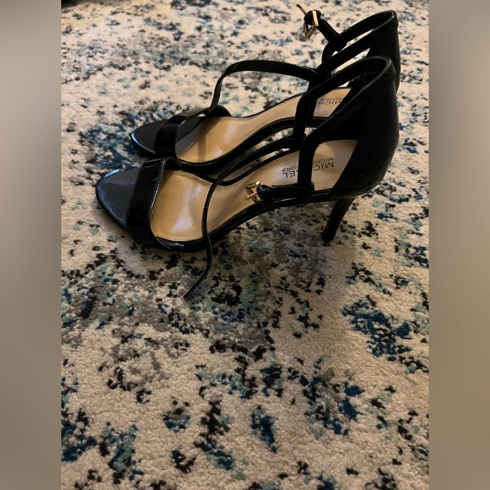 Michael Kors Black Strappy Heels
